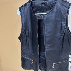 REM Garson Ladies Leather vest.